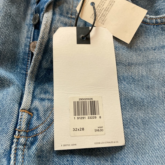 Levi's 501 Skinny Jean in Lovefool 32x28 - Picture 3 of 5